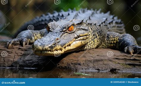 Harpia Harpyja Caiman Species Found in Brazilian Zoos Today Stock Illustration - Illustration of ...