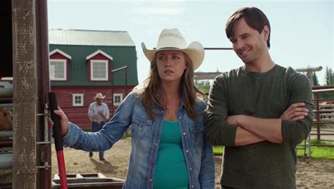 Amy and Ty in Season 1003. Amy and her little bump. so sweet. Heartland ...