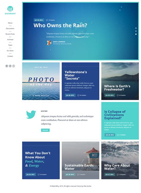 Clean Corporate Website Template – Download PSD