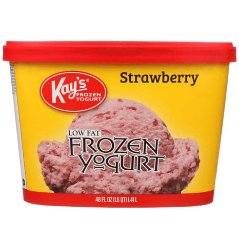 KAY'S Strawberry Low Fat Frozen Yogurt (48 fl oz) Delivery or Pickup ...