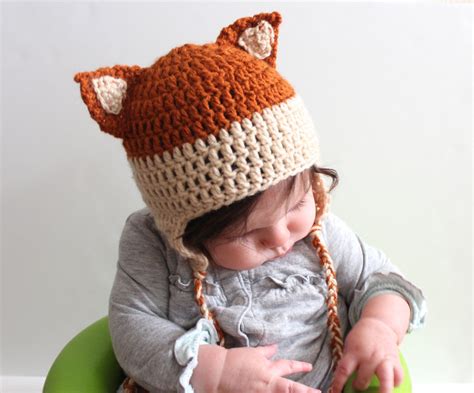 Crochet Fox Hat for Baby or Child | Etsy | Crochet fox, Crochet baby, Crochet