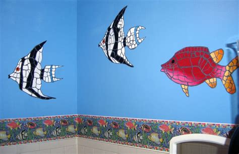 Fish mural | Mural, Mosaic, Fish