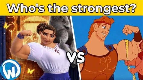 The 10 Strongest Disney and Pixar Characters - YouTube