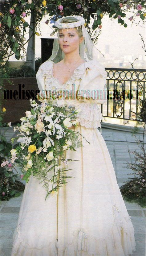 Melissa looks beautiful in her wedding dress. Melissa and Michael Sloan ...