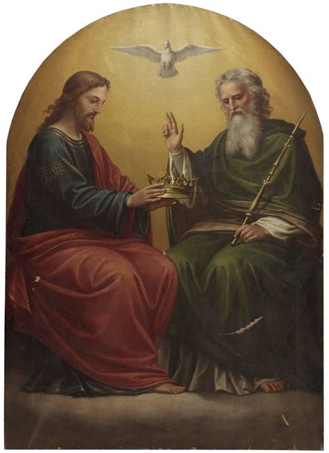 Trinity by Max Furst (1917) - Public Domain Catholic Painting