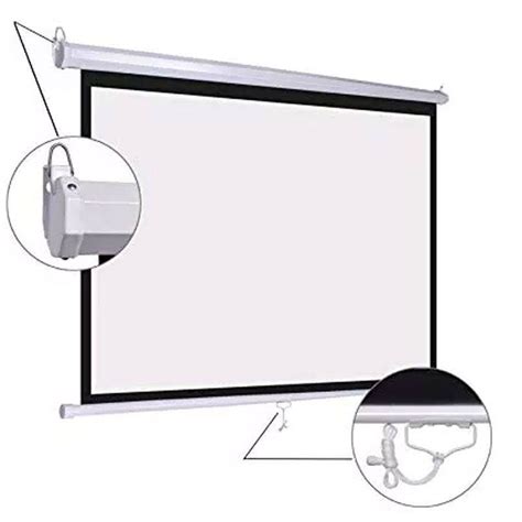 Dopah Manual Wall Screen 84" X 84" (7'X7') Matt White