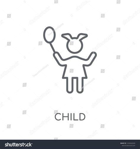 Child Linear Icon Modern Outline Child Stock Vector (Royalty Free) 1230362020 | Shutterstock