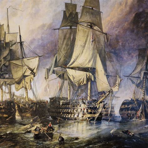 Battle of Trafalgar Art Prints Historical Painting of William - Etsy