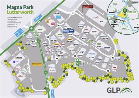 Park Occupier Map - Magna Park Lutterworth