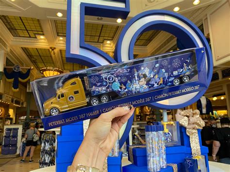 PHOTOS: New 50th Anniversary Peterbilt Toy Hauler Truck Pulls Into Walt Disney World - WDW News ...