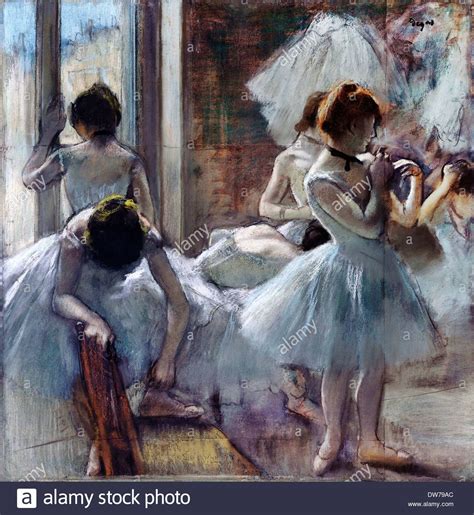 Edgar Degas, Dancers 1884-1885 Pastel. Musee d'Orsay, Paris, France ...