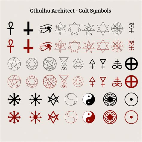 Cthulhu Architect Cult Symbols - CartographyAssets