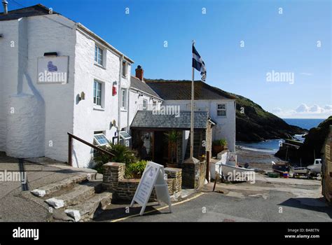 Lugger hotel portloe cornwall cornish cove coast uk english british hi ...