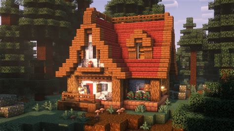 Minecraft Cottage House Tutorial! - YouTube Minecraft Roof, Minecraft Plans, Minecraft Survival ...