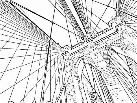 Brooklyn Bridge Drawing at GetDrawings | Free download