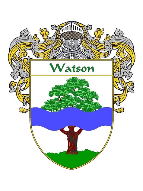 "Watson Coat of Arms / Watson Family Crest" by William Martin | Redbubble