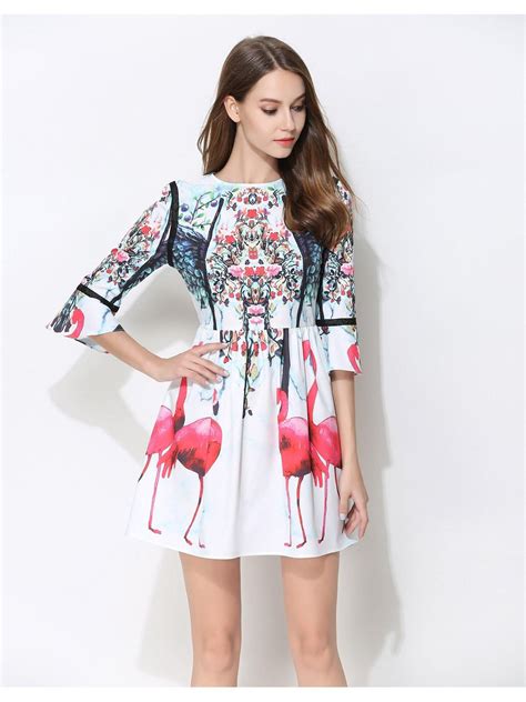 COMINO COUTURE White Flamingo Dress #Littlewoods | Flamingo dress, Clothes for women, Dresses