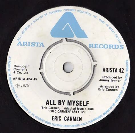 All By Myself - Eric Carmen | 7inch, Vinyl, CD | Recordsale