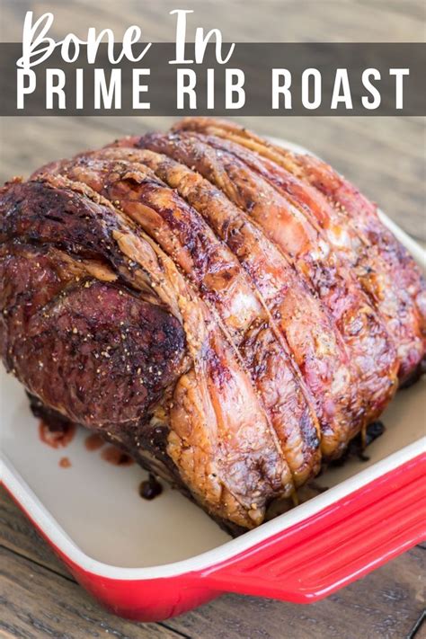 Bone In Prime Rib Roast Recipe | Cooking prime rib roast, Prime rib roast recipe bone in, Prime ...