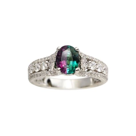 1.63 Carat Natural Alexandrite Ring - Alaska Jewelry