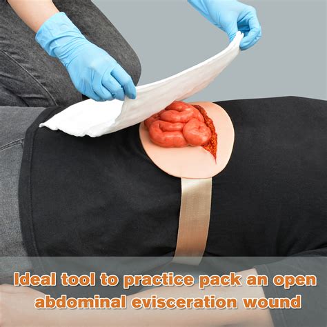 Wearable Abdominal Evisceration Wound w/ Protruding Intestines - MedEduQuest