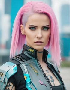 Cyberpunk 2077 Female Cosplay. Face Swap. Insert Your Face ID:975861