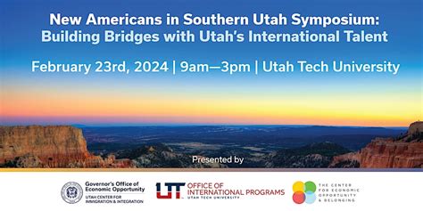 Symposium - New Americans in Southern Utah - Presidents' Alliance