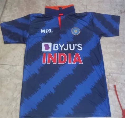 Polyester Blue Indian Cricket Team Jersey at Rs 270/piece | Indian Team ...