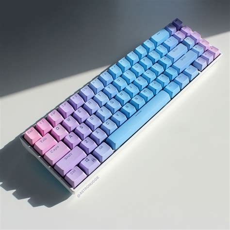 RGB Pink Blue Purple Mechanical Keyboard | Purple, Blue and purple, Rgb pink