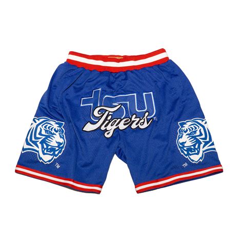 TSU TIGER BASKETBALL SHORTS BLUE