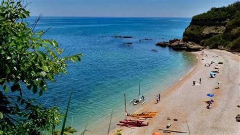 The most beautiful beaches of the Trabocchi coast in Abruzzo, Italy