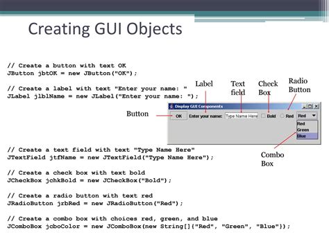 Slides - GUI Components by Human Computer Interface - Issuu