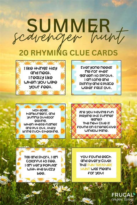 Fun Summer Scavenger Hunt Ideas & Activities For Kids