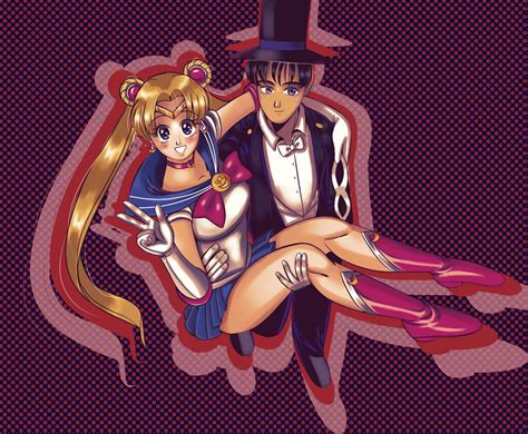 Sailor Moon and Tuxedo Mask Valentine's Day drawin by LMArts2020 on DeviantArt