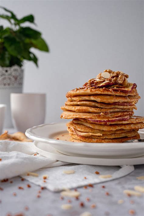 Apfelmus Pancakes - vegan, einfach, gesund – Use Your Food