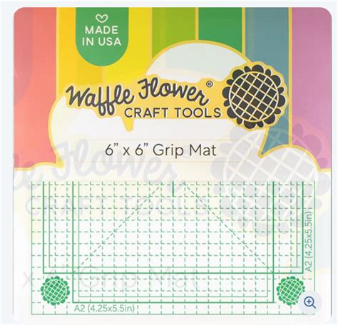 WAFFLE FLOWER 6X6 GRIP MAT - 780348650968