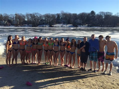 Lakeland Hills YMCA Swim Team Screens Touch the Wall and Takes Polar Plunge