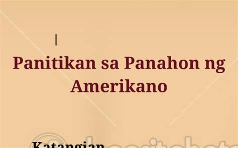 Panitikan sa Panahon ng Amerikano by mary jane vinuya on Prezi