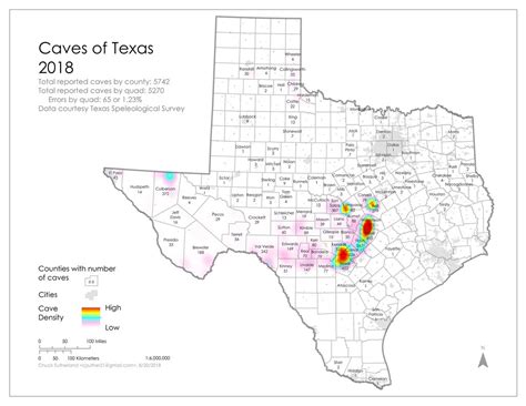 Faults And Caves - Caves In Texas Map | Printable Maps