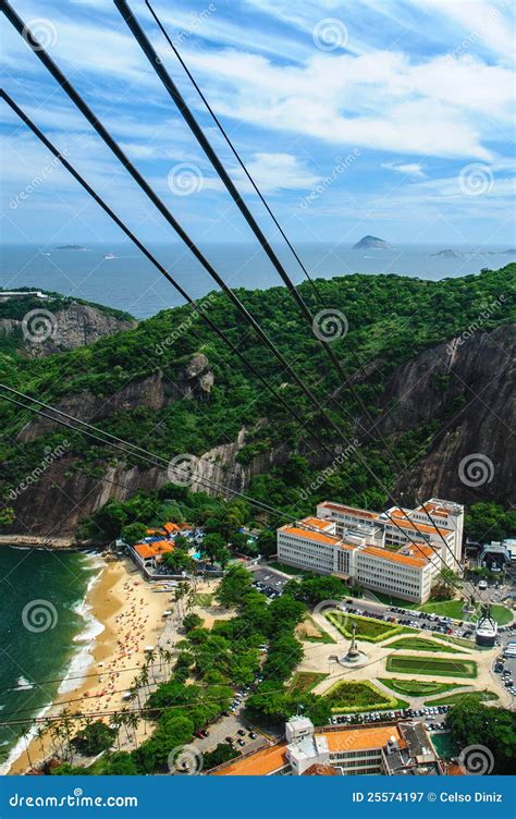 Aerial View of Rio De Janeiro Stock Image - Image of urca, janeiro: 25574197