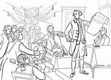 The Second Continental Congress coloring Page  Free Printable Coloring sketch template