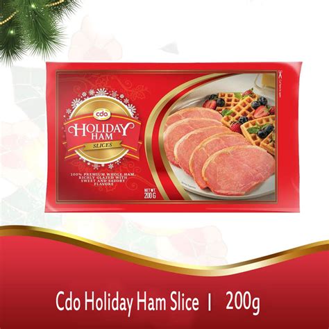 Cdo Holiday Ham Slice 200g – Citimart