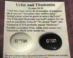 N23-6: Why Did God Permit Israel To Use A Divining Tool Like The Urim ...