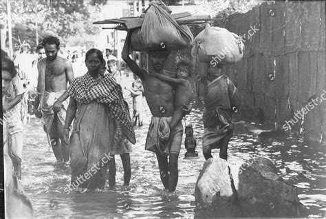 Pakistan Civil War Refugees 1971 Flooded Editorial Stock Photo - Stock ...