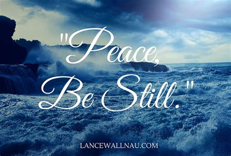 How To Deal With A Sudden Attack! | Be still quotes, Lance wallnau, Peace