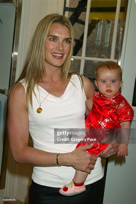 Brooke Shields with her baby girl Rowan who turns 1 on Saturday May... News Photo - Getty Images