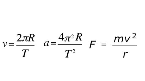 Circular Motion and Centripetal Force Calculations Diagram | Quizlet