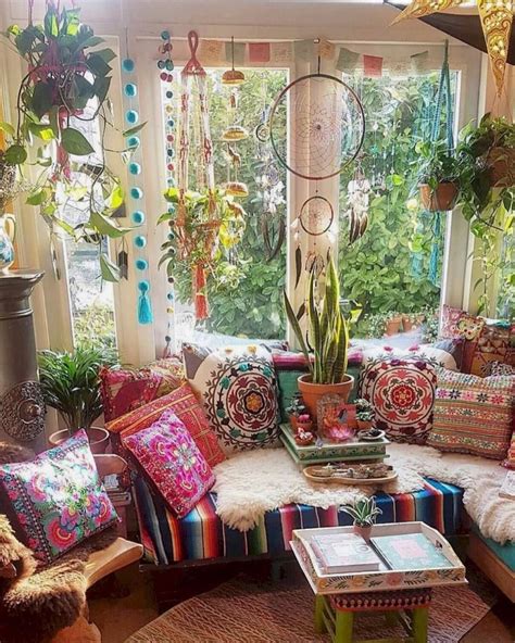 60 Enthralling Bohemian Style Home Decor Ideas | Decoración boho ...