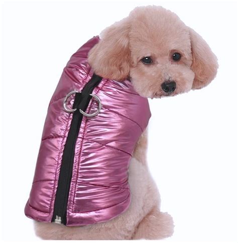 DOG Clothes - Small Dog Coat Pink Puffer Parka | Fashion Houndz