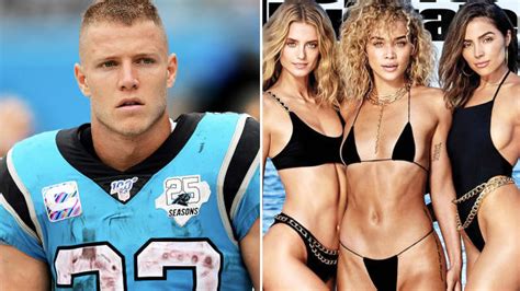 NFL 2020: Christian McCaffrey Olivia Culpo Sports Illustrated